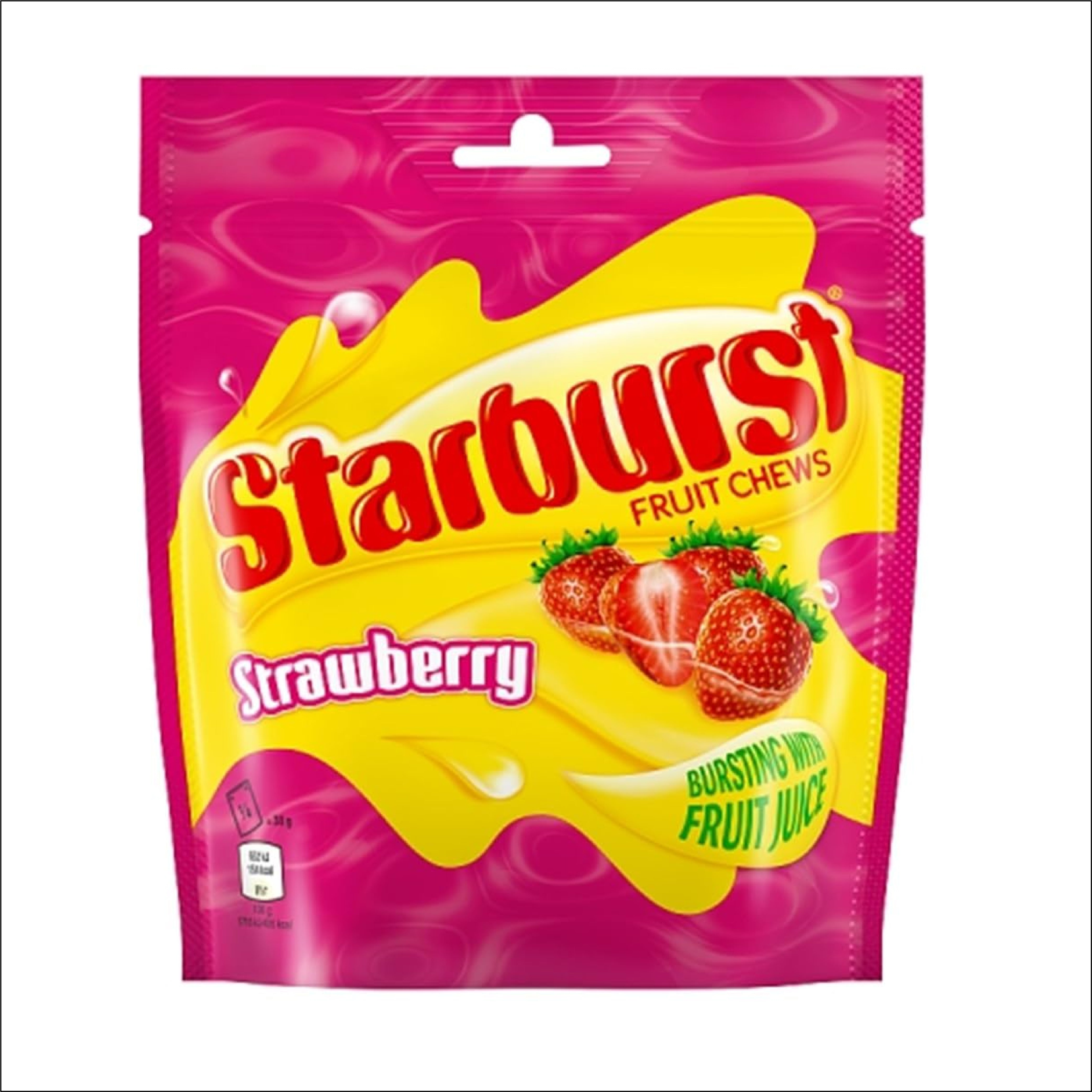 STARBURST STRAWBERRY FRUIT CHEW 138 GRAM