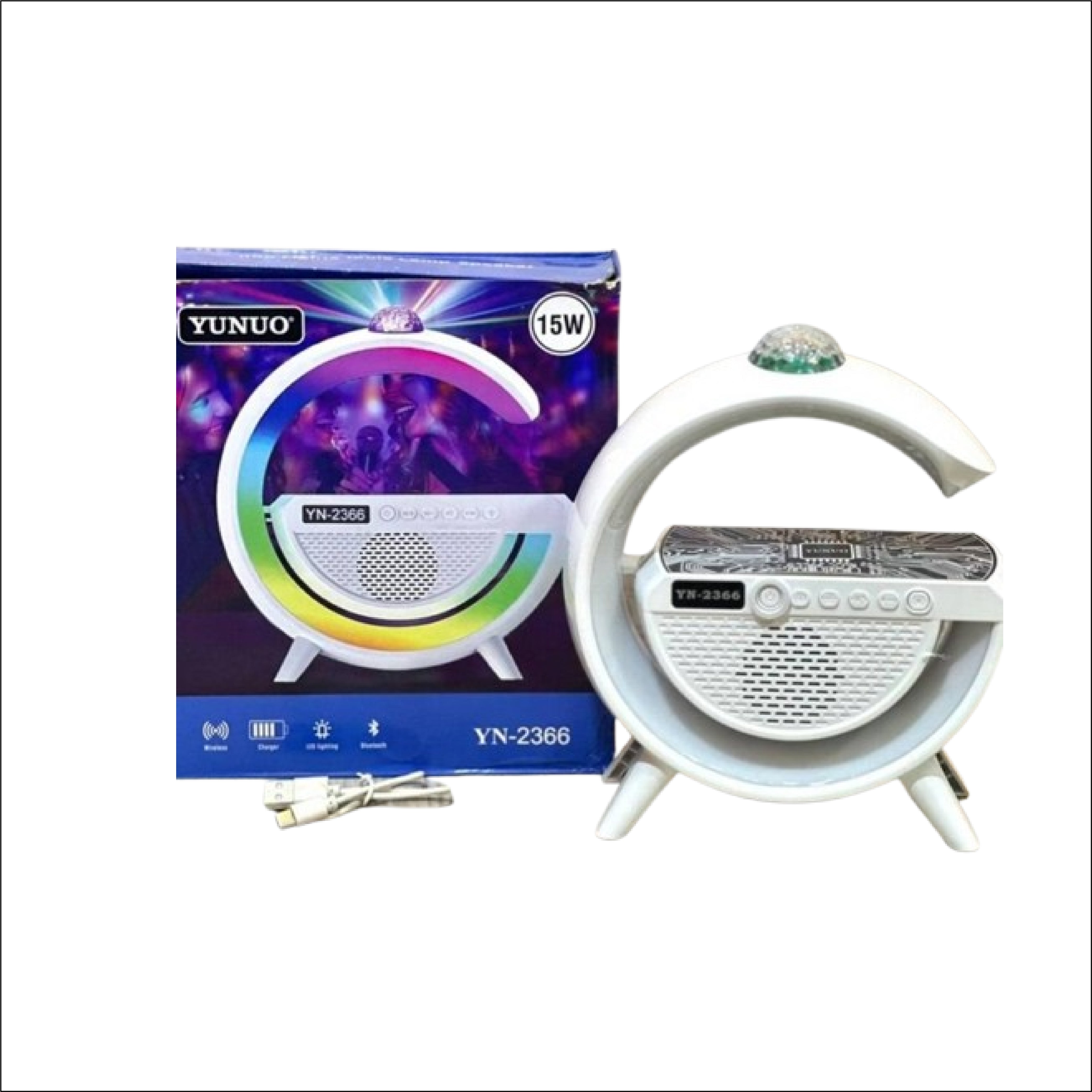 YUNUO 15 W WIRELESS SPEAKER & CHARGER YN2366 MMP175C07