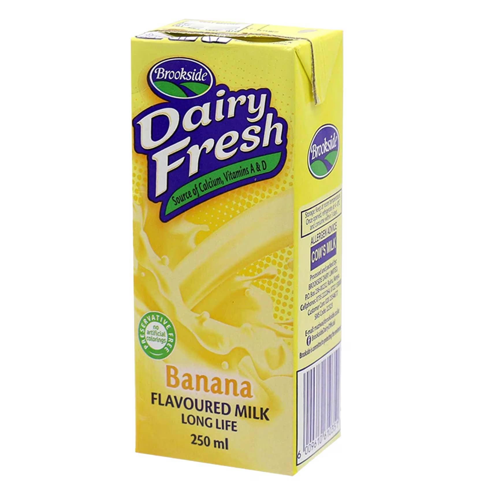 BROOKSIDE DAIRY FRESH BANANA MILK 250 ML