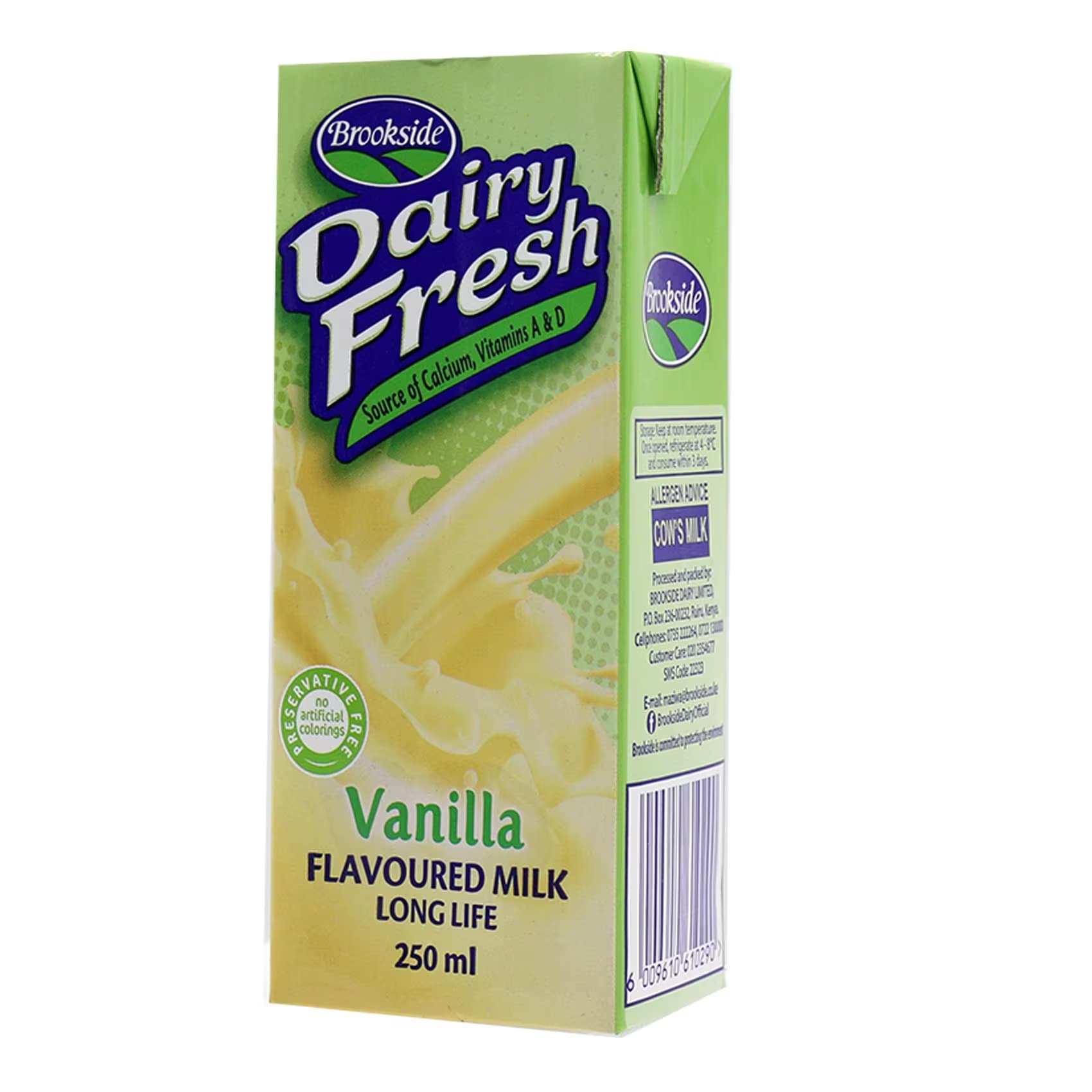 BROOKSIDE DAIRY FRESH VANILA MILK 250 ML