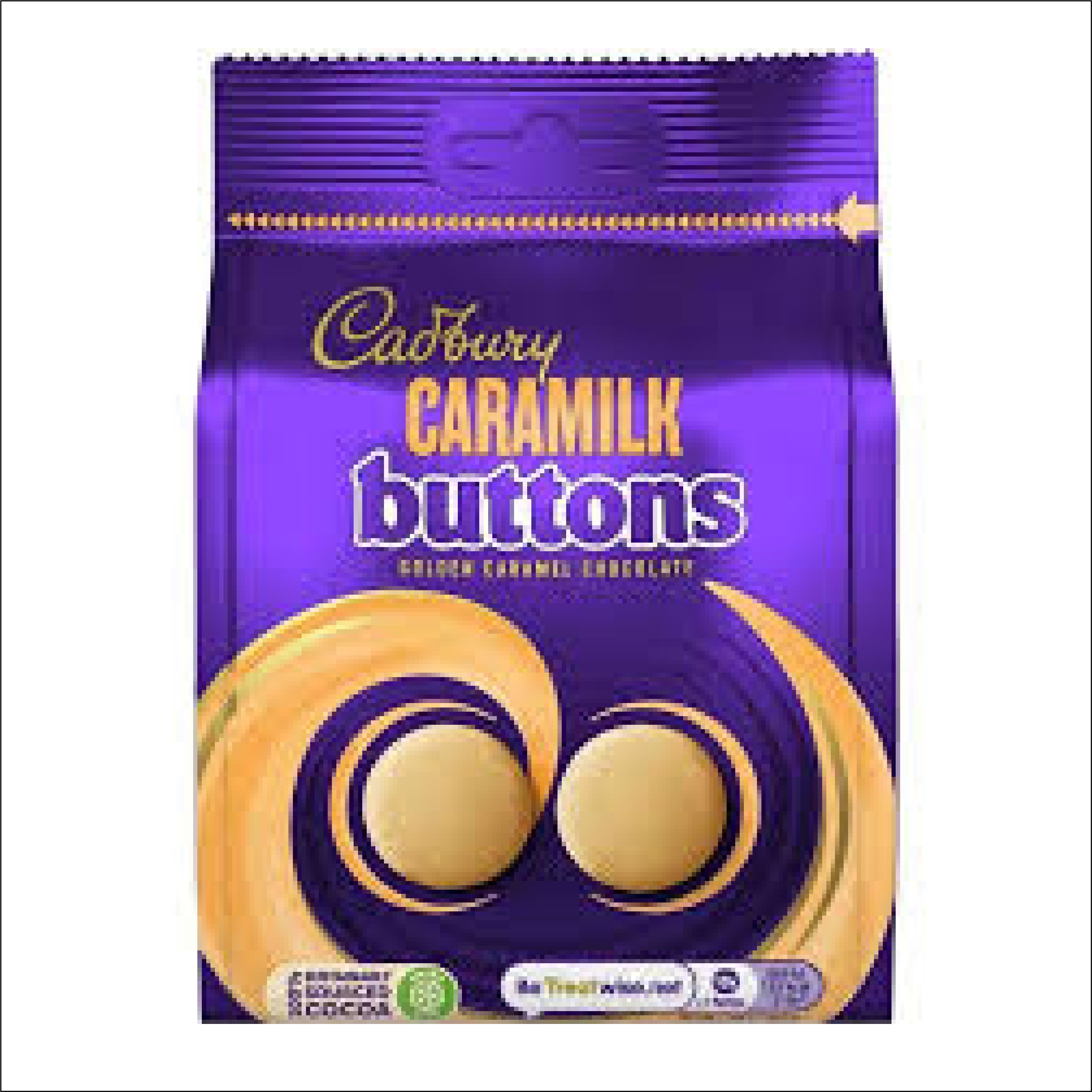 CADBURY CARAMLK BUTTONS 85 GRAM
