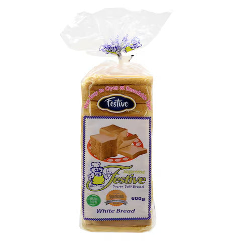 FESTIVE WHITE BREAD 600 GRAM