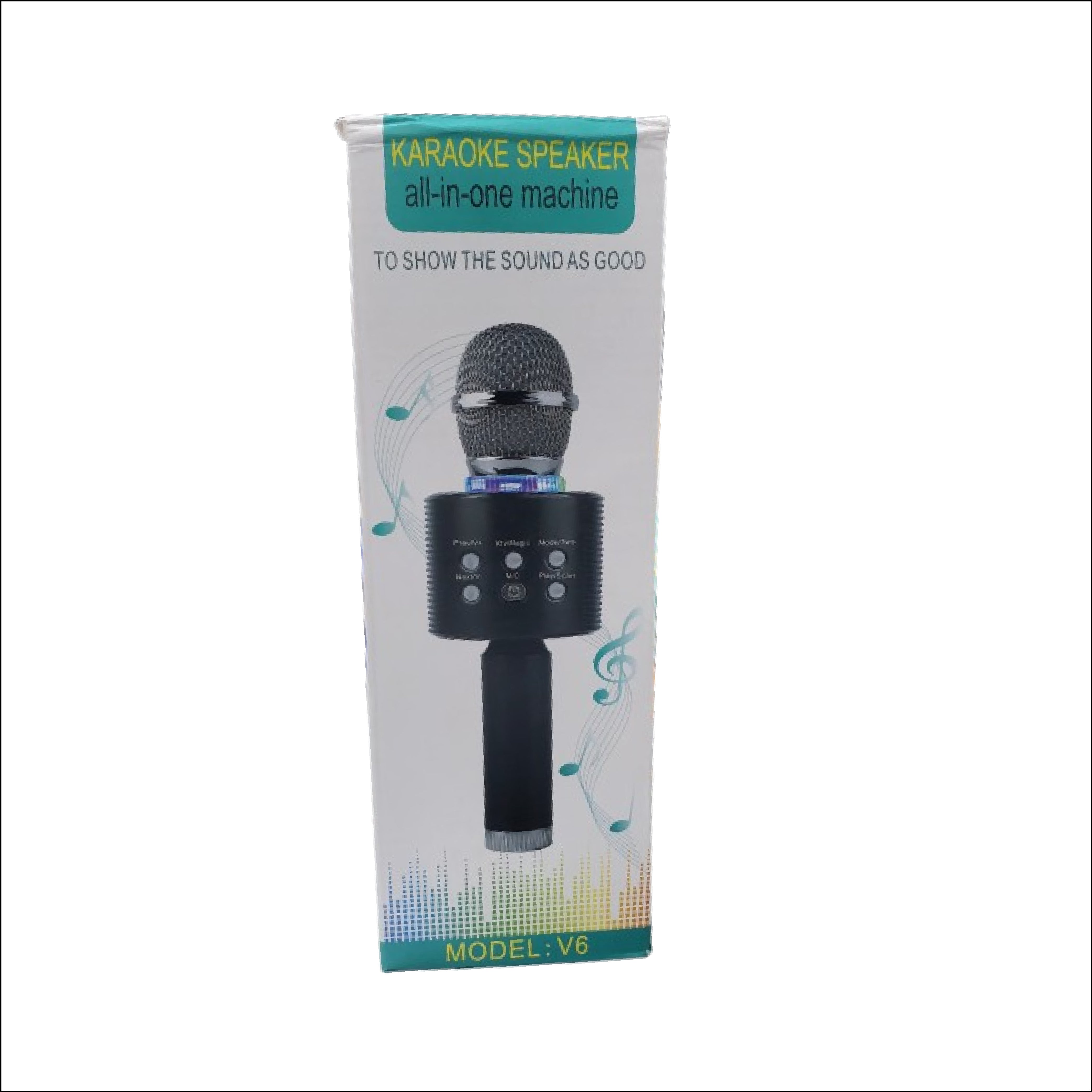 KARAOKE MIC SPEAKER ALL IN ONE MODEL V6