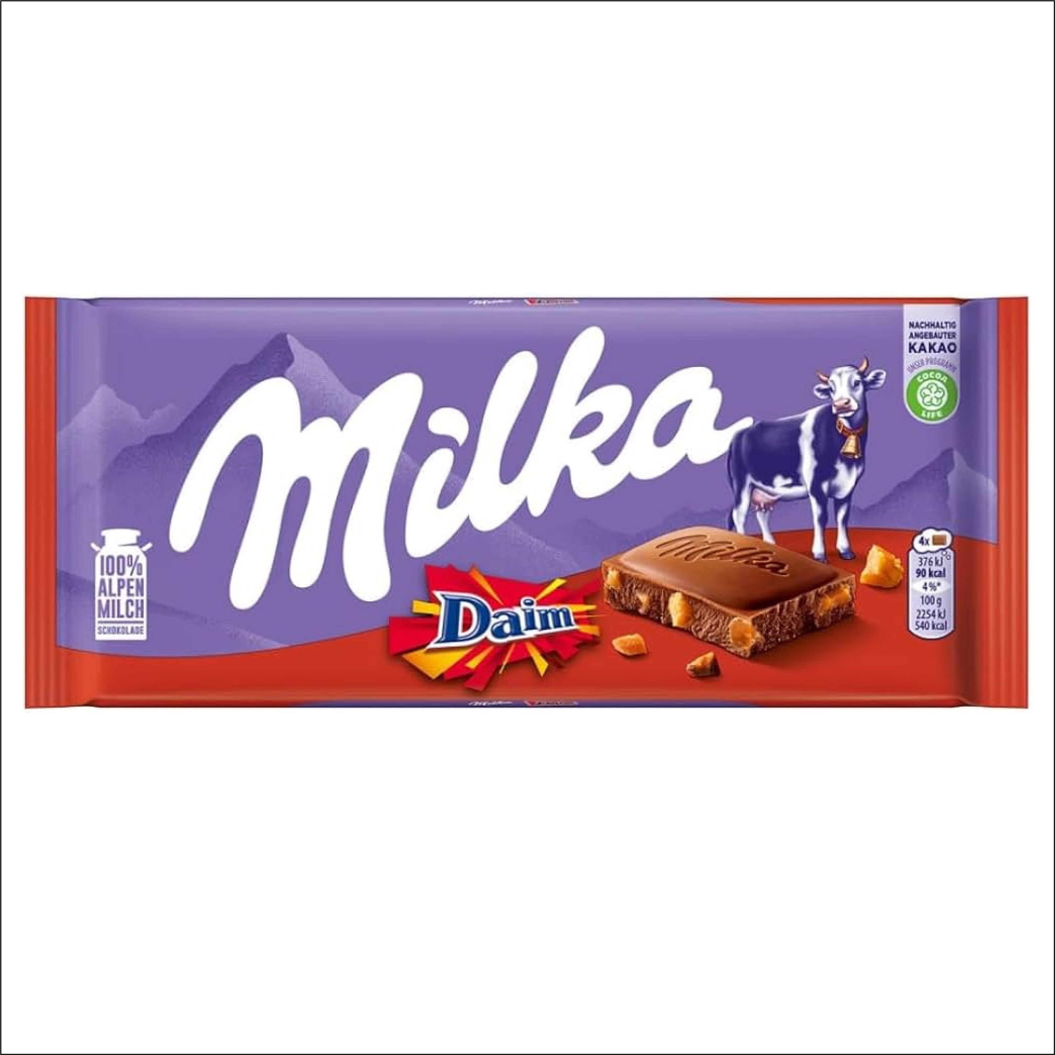MILKA DAIM CHOCOLATE 100 GRAM