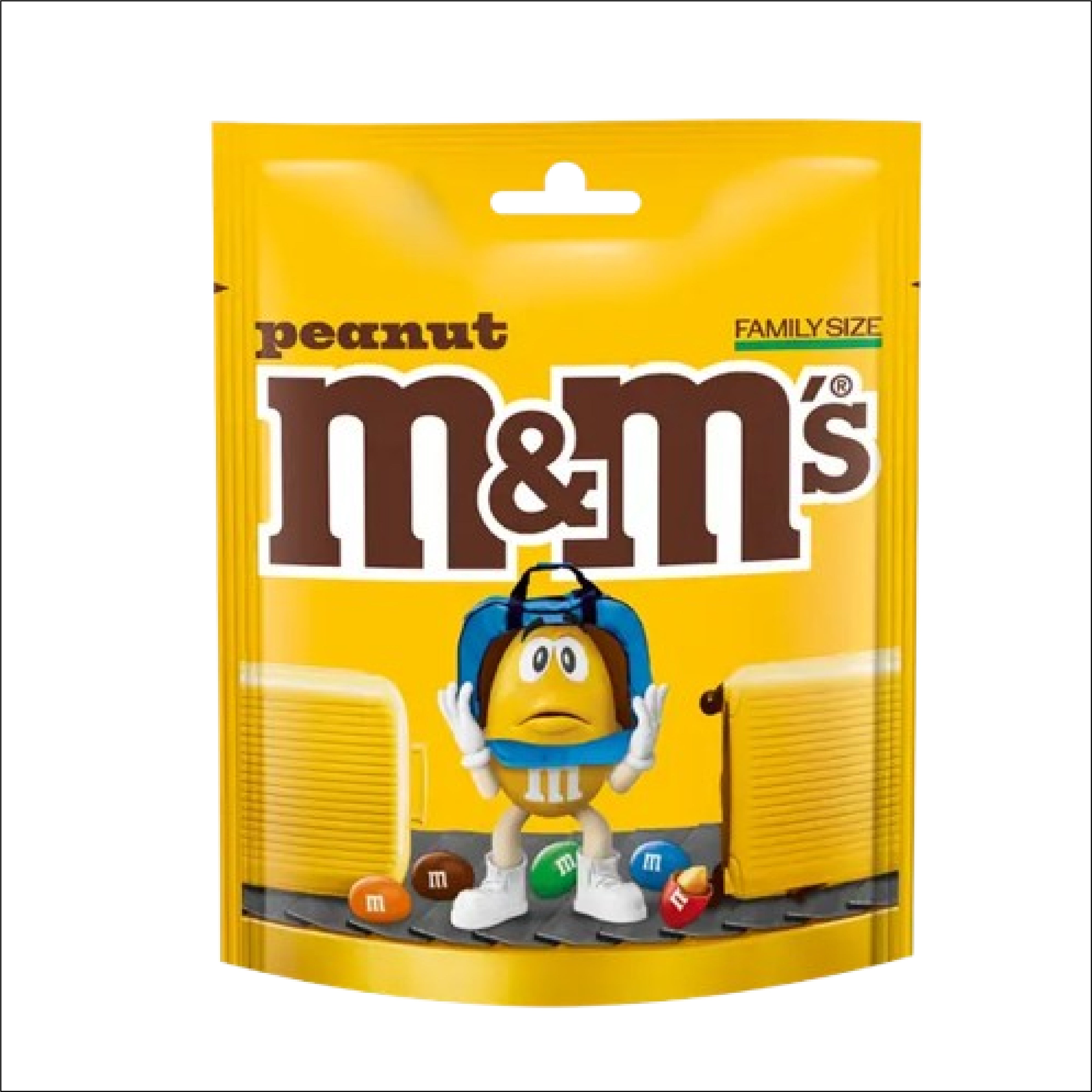 M&MS PEANUTS FAMILY SIZE 330 GRAM